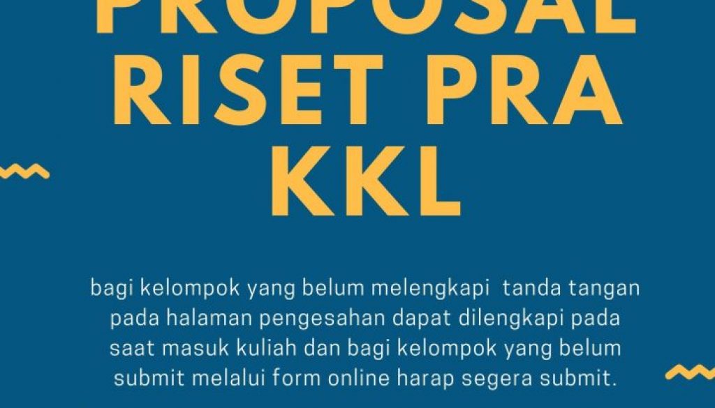 daftar proposal riset pra kkl